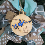 Load image into Gallery viewer, Lake Powell Ornament, CO, AZ, Wood, Engraved
