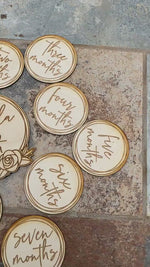 Load and play video in Gallery viewer, Wooden Milestone Cards
