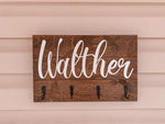 Load image into Gallery viewer, Personalized Wooden Key Holder for Wall

