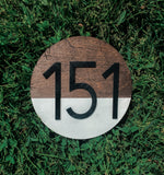 Load image into Gallery viewer, Modern House Number Sign
