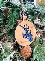 Load image into Gallery viewer, Lake Norman Ornament | LKN Ornament | Christmas Ornament | Wooden Ornament | North Carolina
