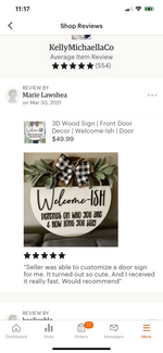 Load image into Gallery viewer, Welcome -ISH Door Hanger
