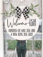 Load image into Gallery viewer, Welcome -ISH Door Hanger

